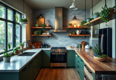 Cucine green e materiali riciclati. Design sostenibile per ambienti domestici