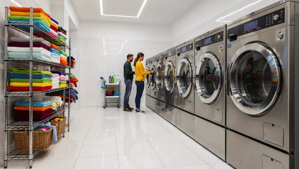 Lavanderia self-service: 5 segnali che rendono credibile un locale pulito 2 Lavanderia self-service: 5 segnali che rendono credibile un locale pulito 1